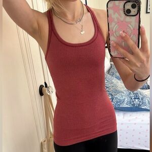 Lululemon Tank Top in Burgandy Red size 2